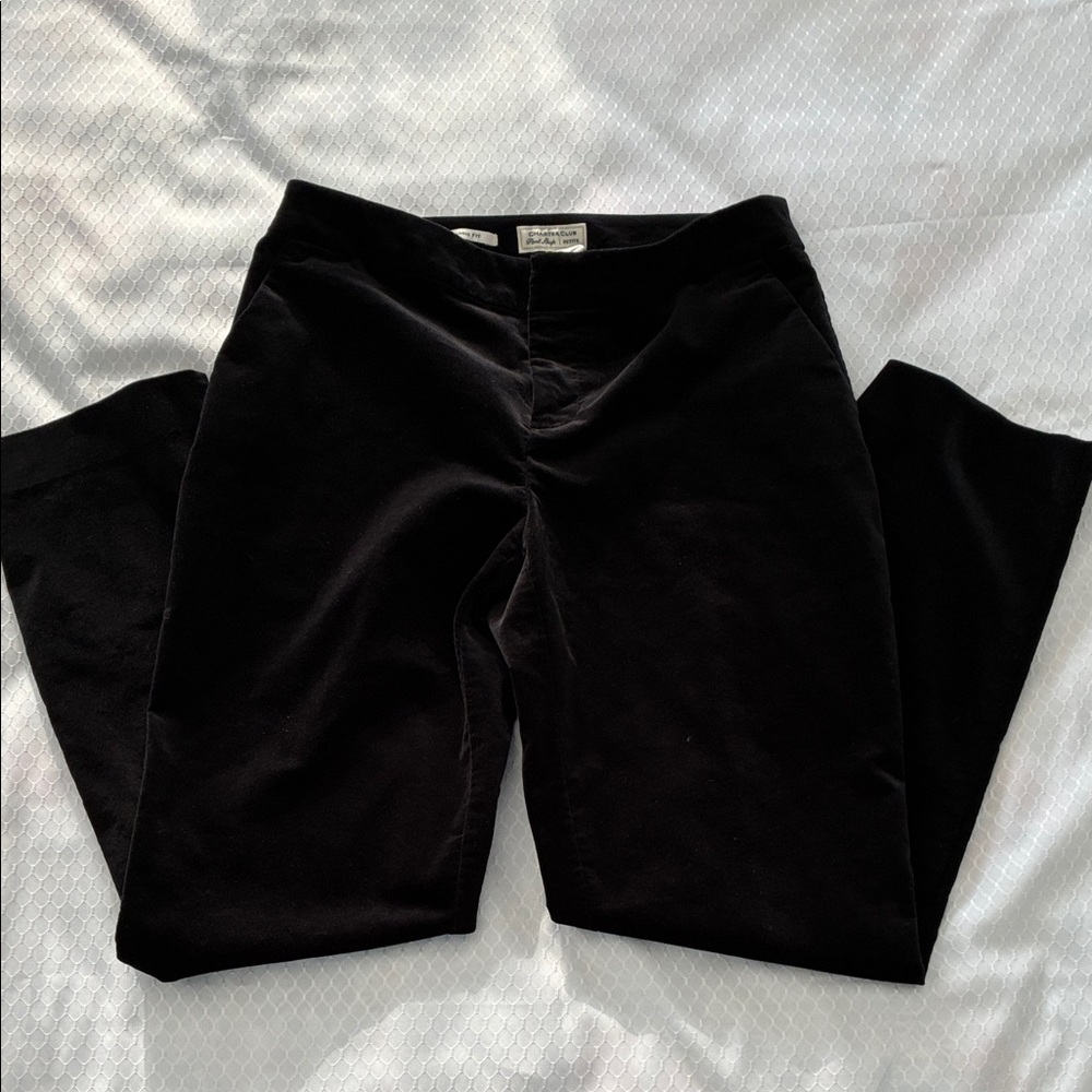 Petite Black Velveteen Pants 6P NEW PRICE!!